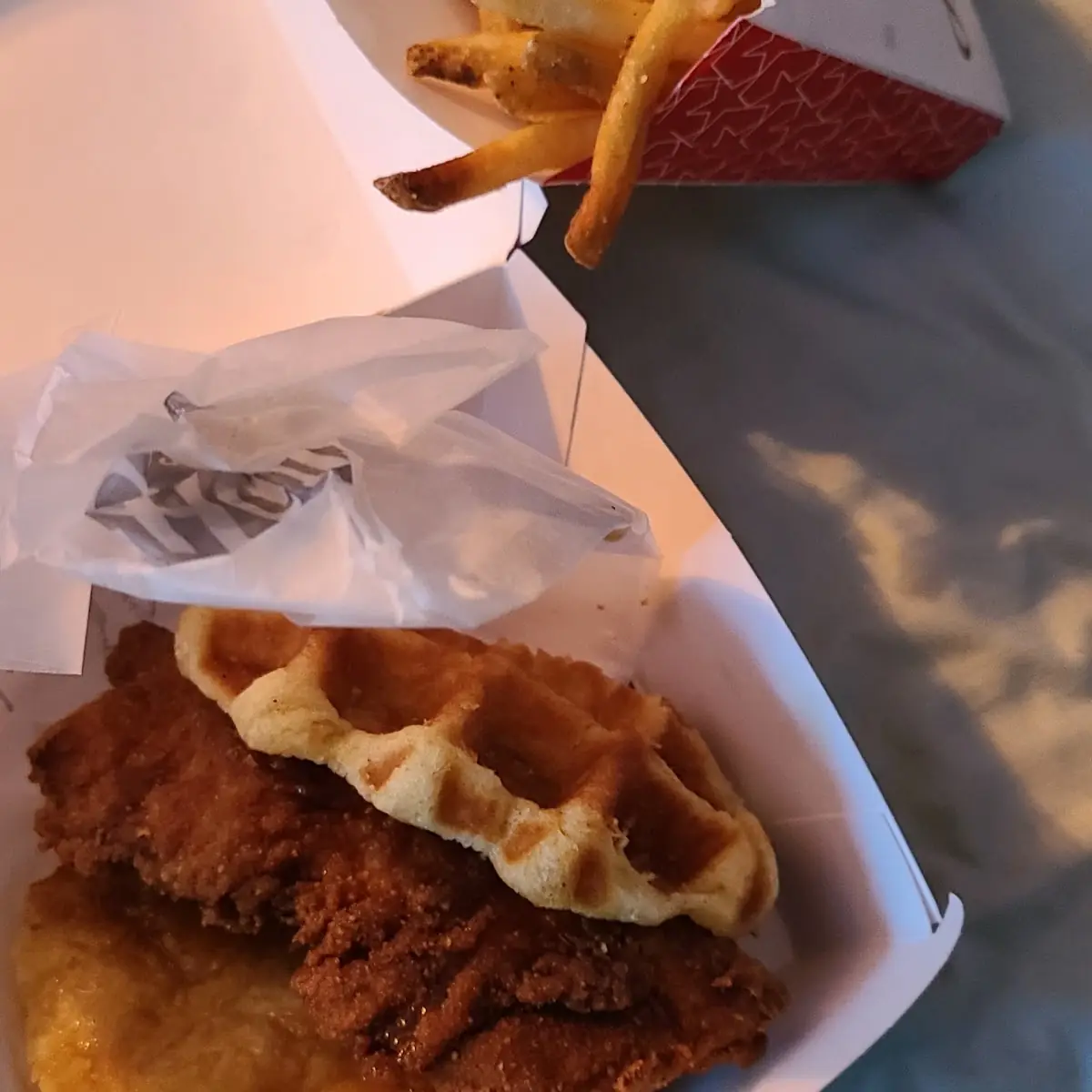 Chicken Waffle Sandwich
