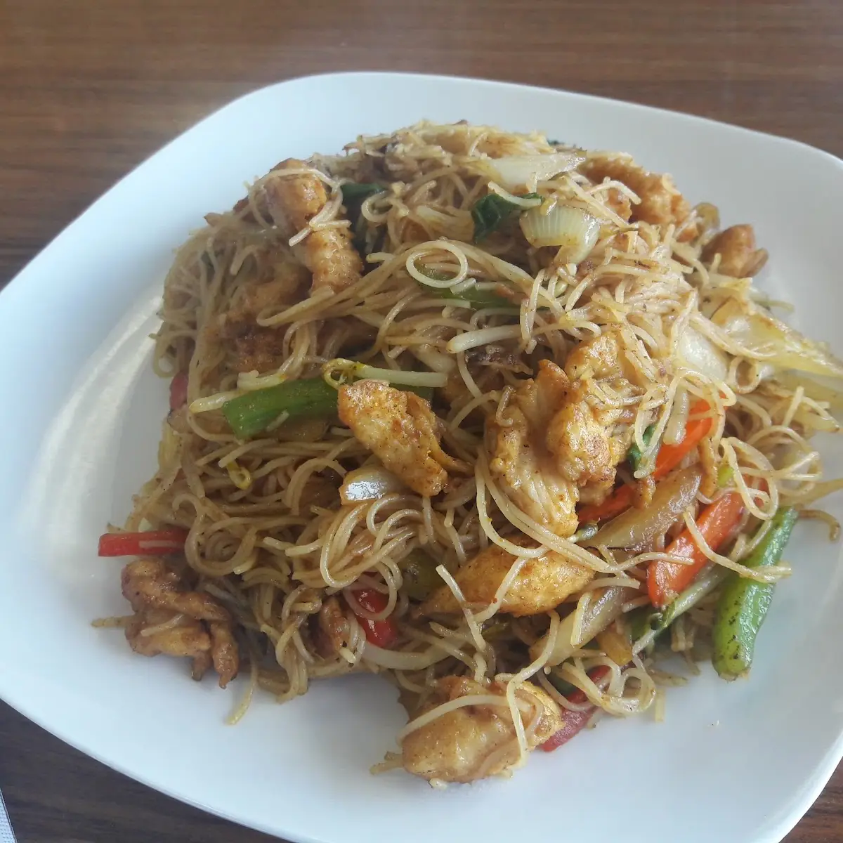 Chicken Singapore Rice Noodles Chef Special