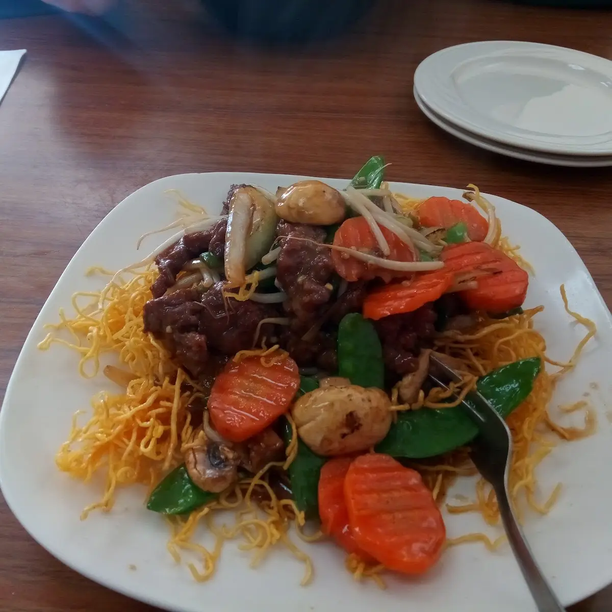 Combination Pan Fried Noodles