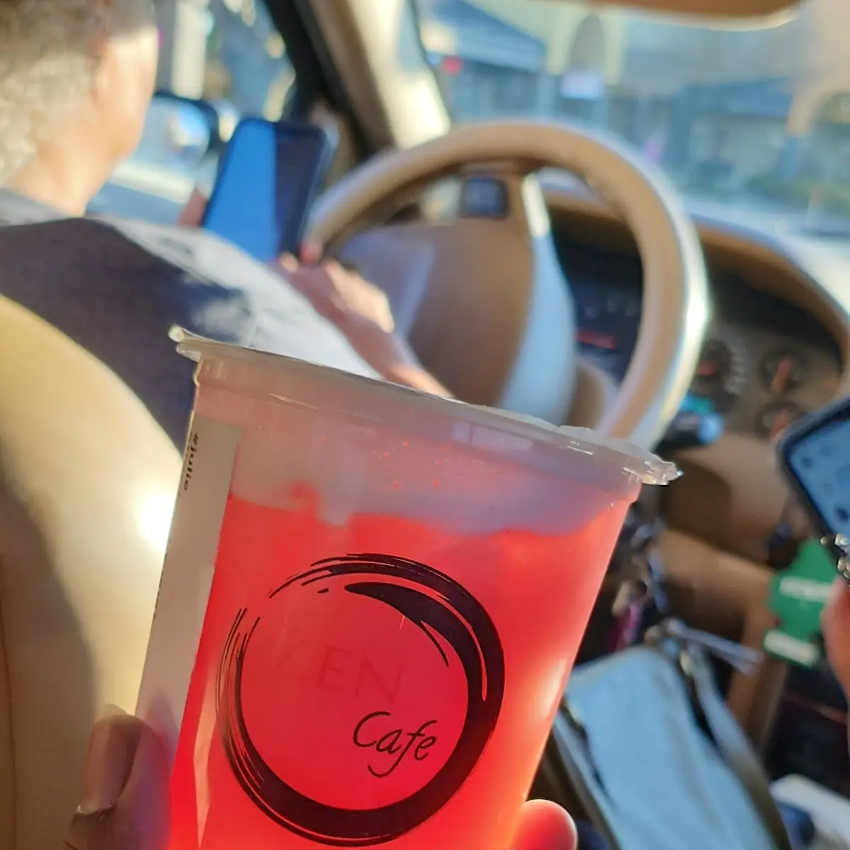 Strawberry Yogurt Drink with Crystal Boba