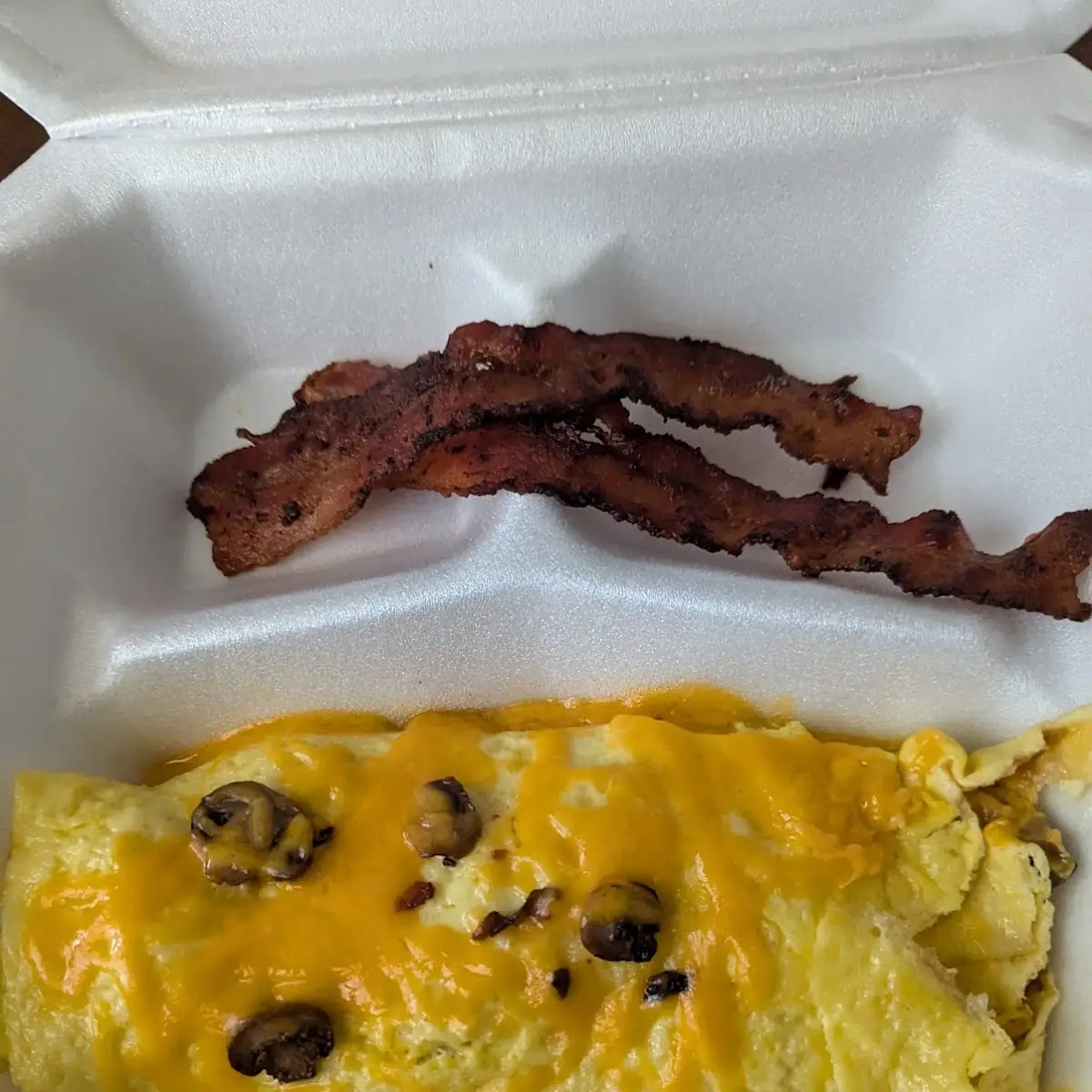 Cheese and Mushroom Omelette