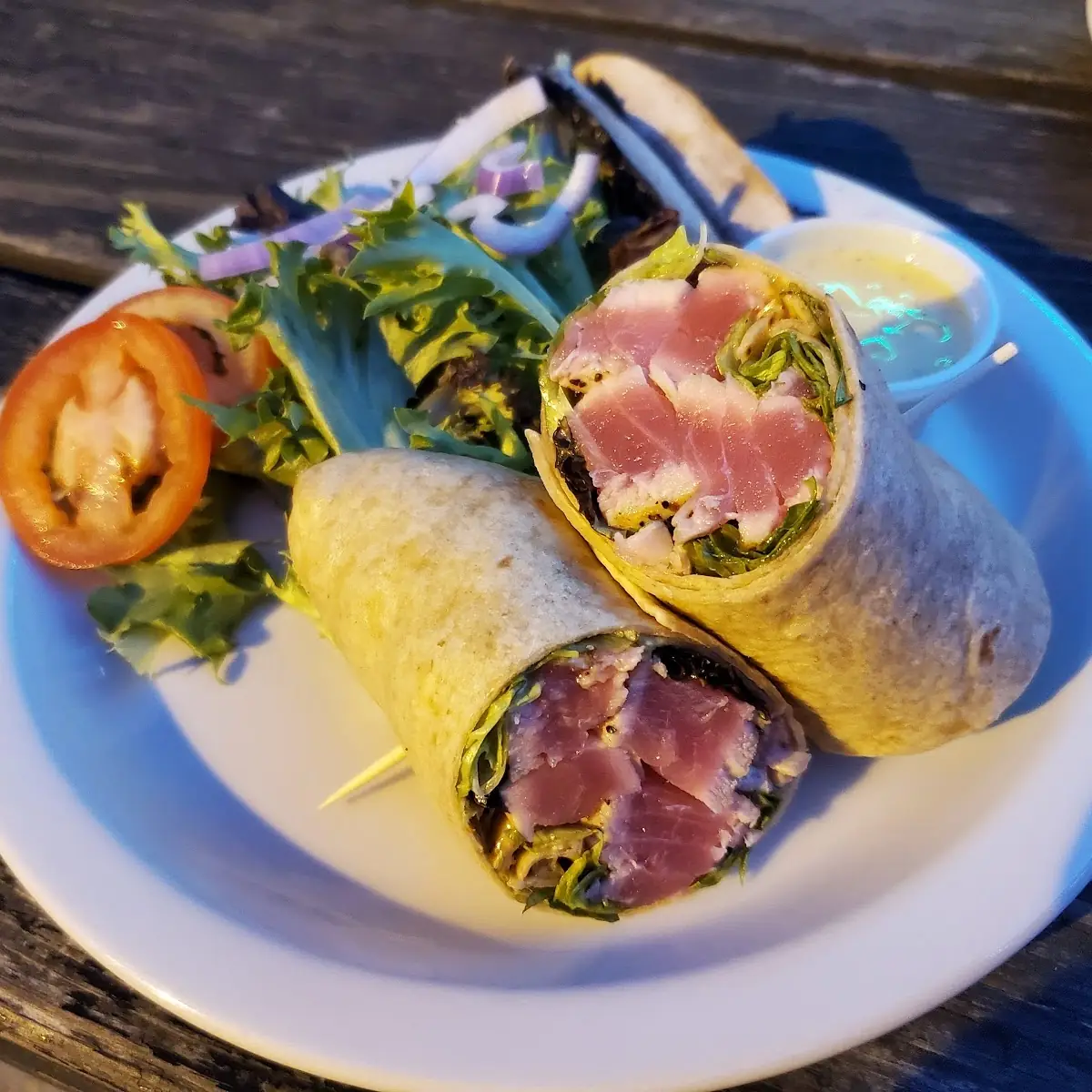 Seared Ahi Tuna Wrap