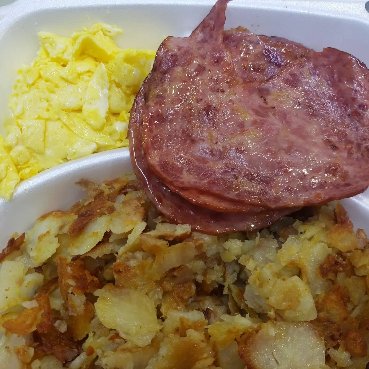 Corned Beef Hash Eggs & Home Fries Breakfast Platter
