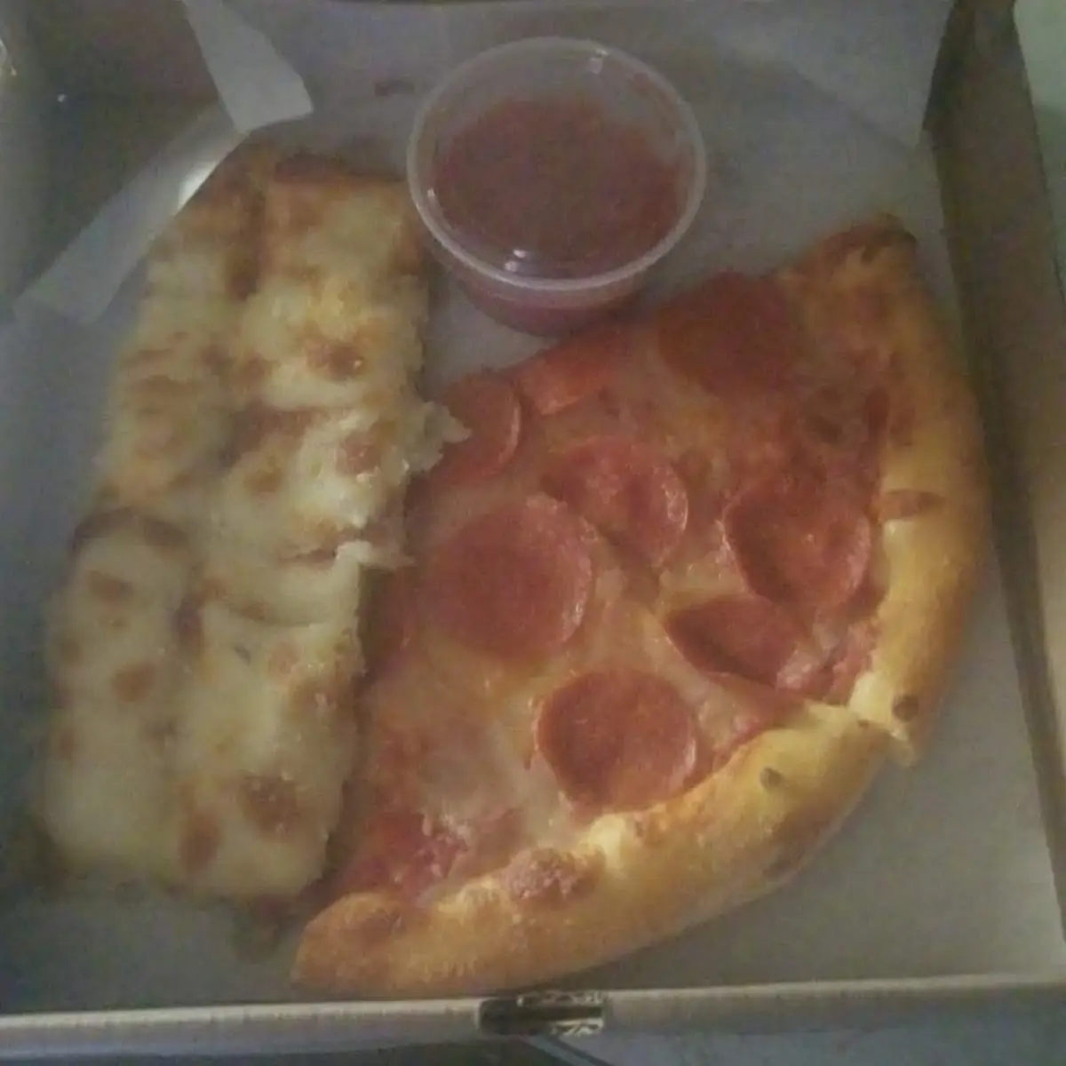 Pizza & Some Cheese Sticks