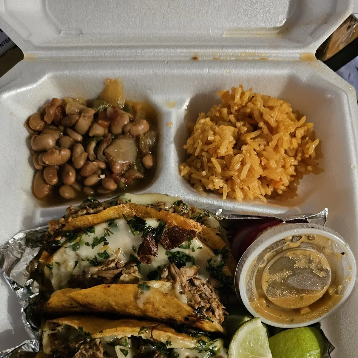 Birria Taco Plate with Consome