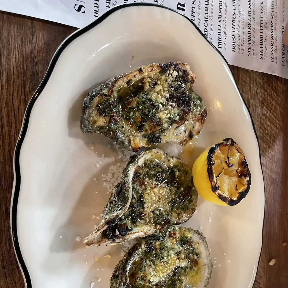 Oysters Rockefeller