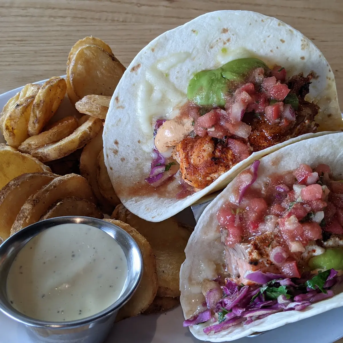 Grilled Salmon Tacos