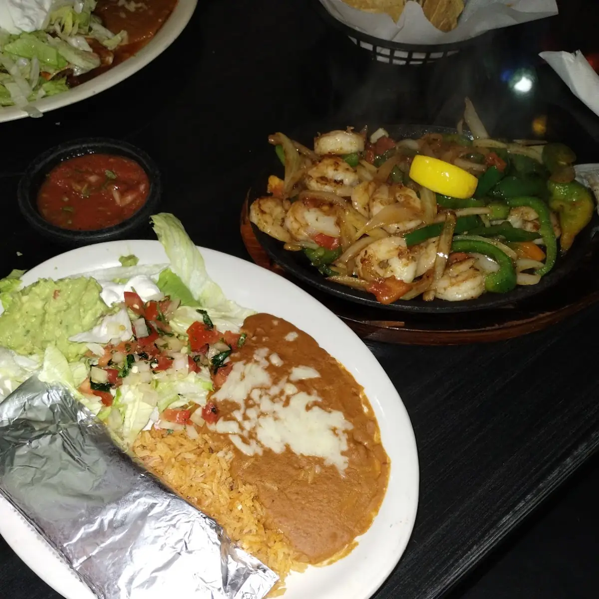 Shrimp Fajitas