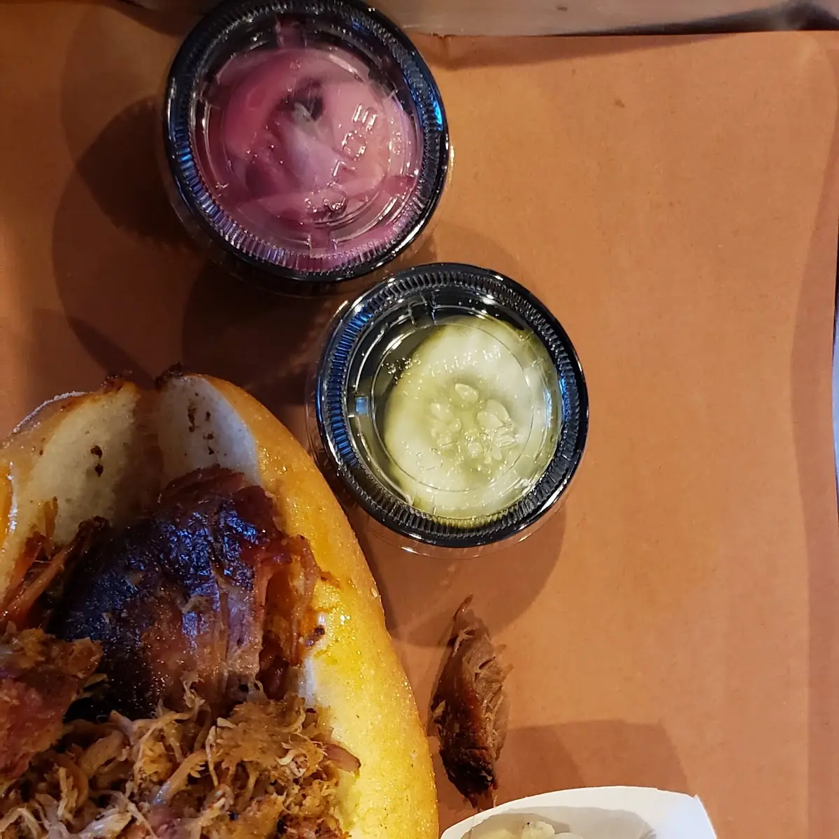 Pulled Pork Sandwich & Mashed Potatoes