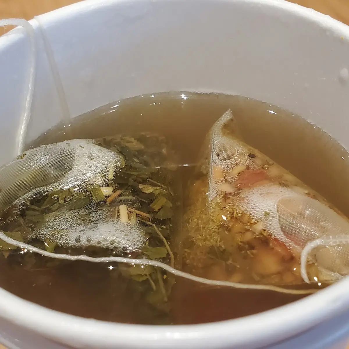 Hot Honey Mint Green Tea