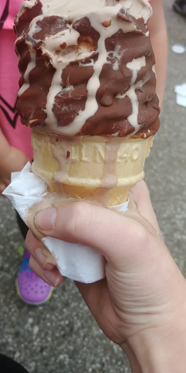 Chocolate Dipped Chocolate Ice Cream