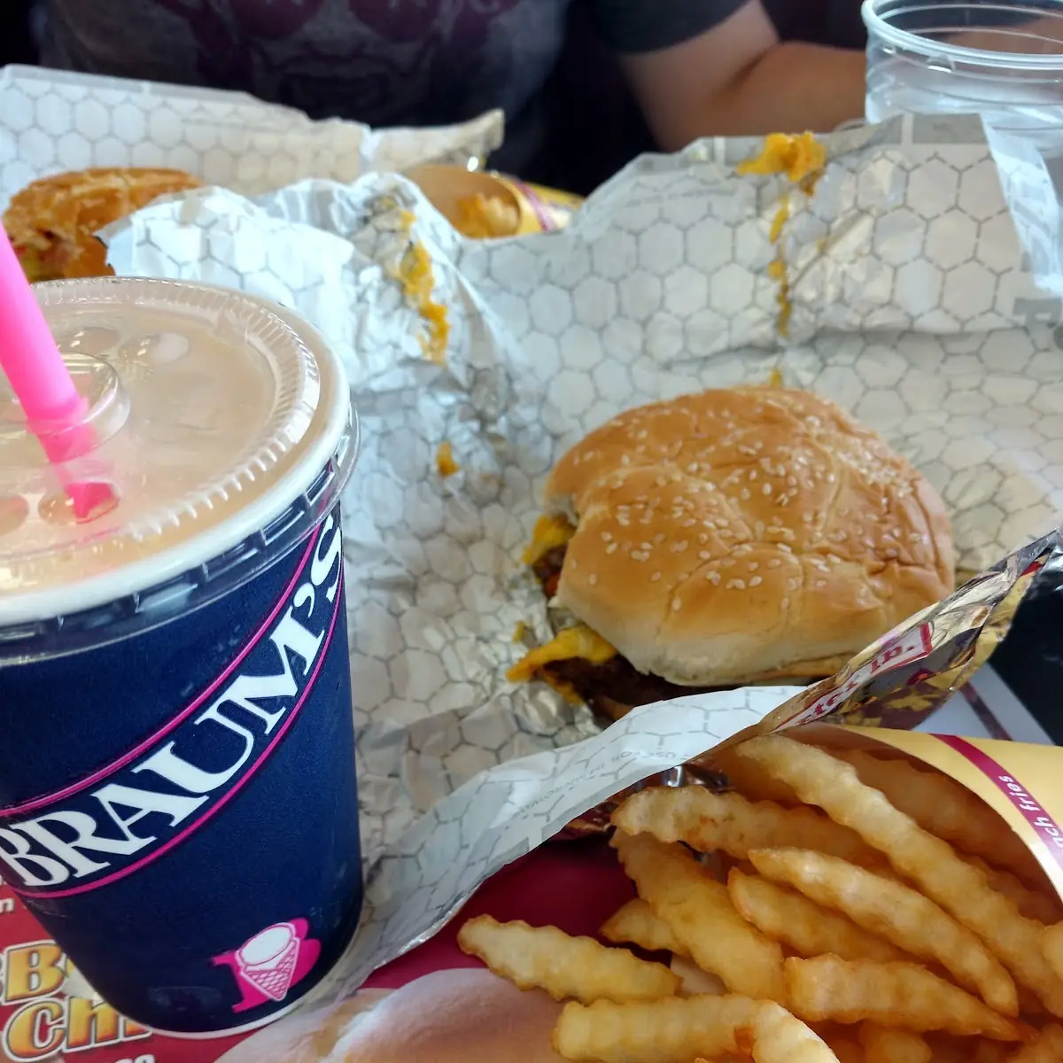 Burger and Fries