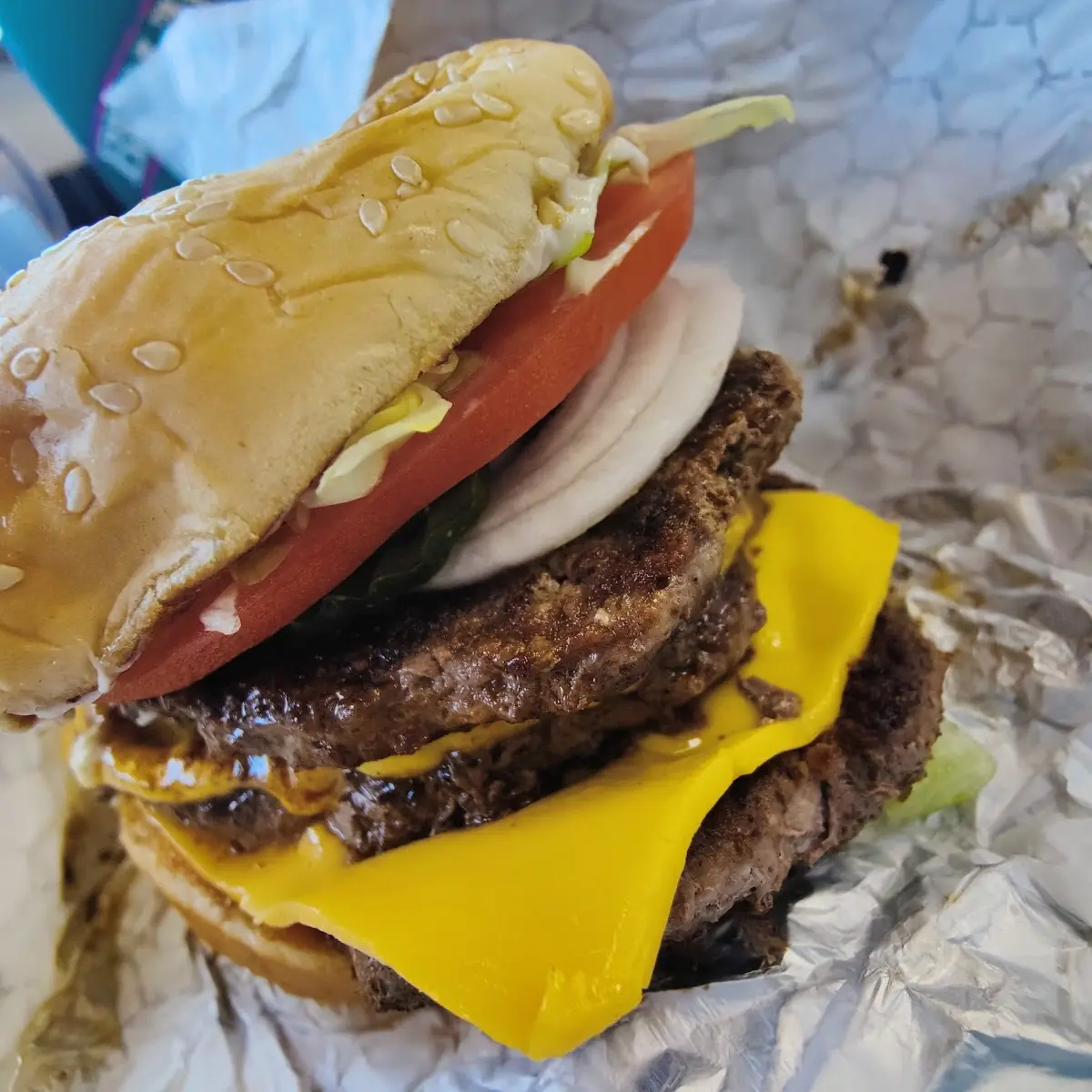 Double Meat Burger Combo