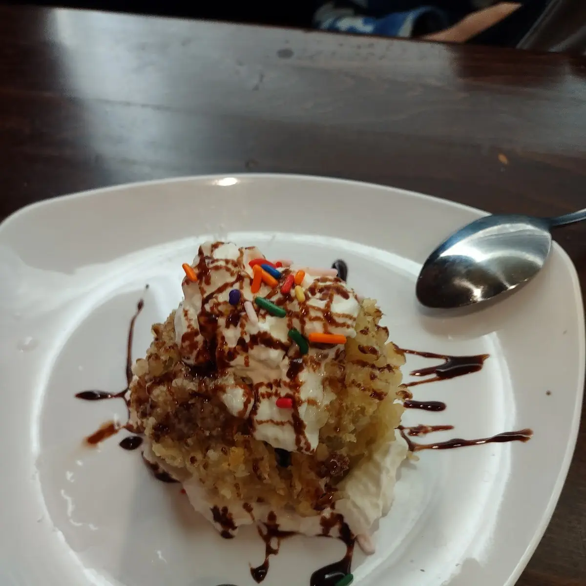 Deep Fried Green Tea Ice Cream