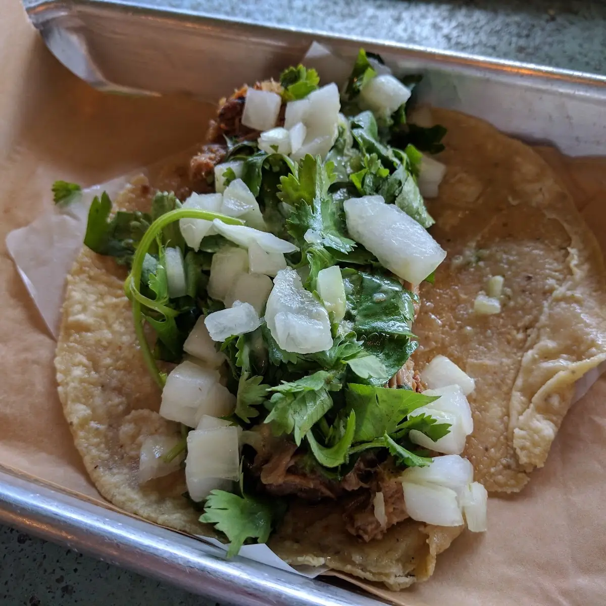 Red Braised Pork Carnitas Taco