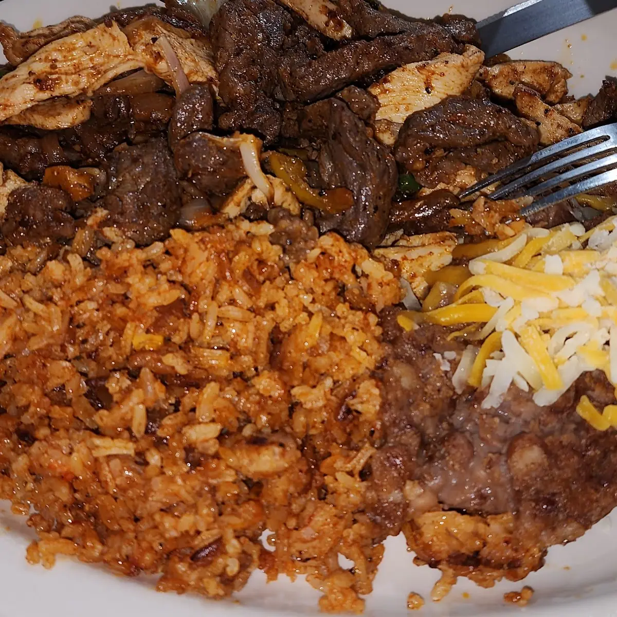 Grilled Chicken and Beef Fajitas