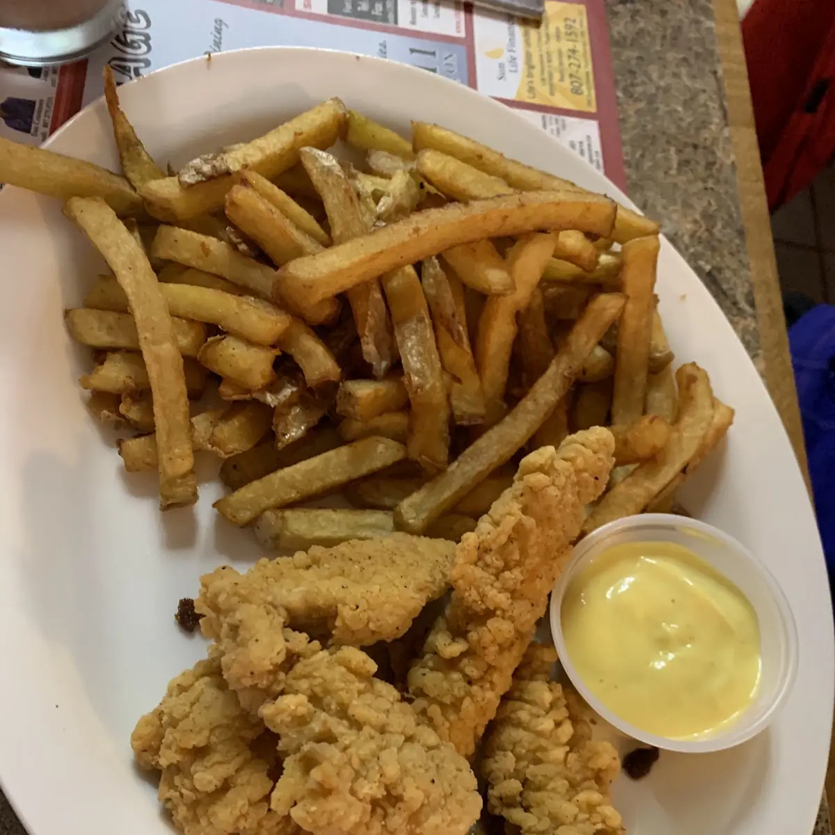Chicken Strips and Fries, Harbourage