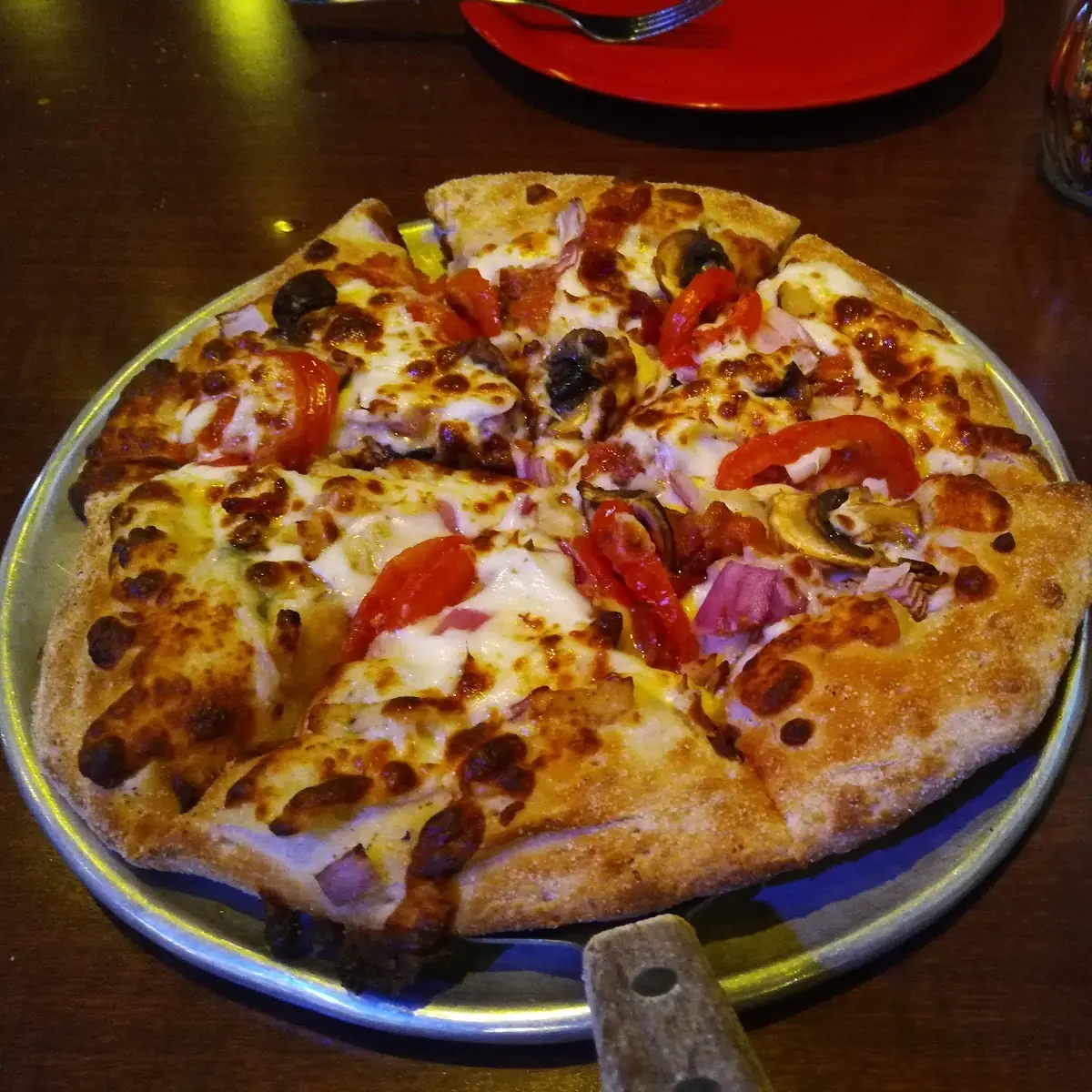 Chicken Alfredo Pizza