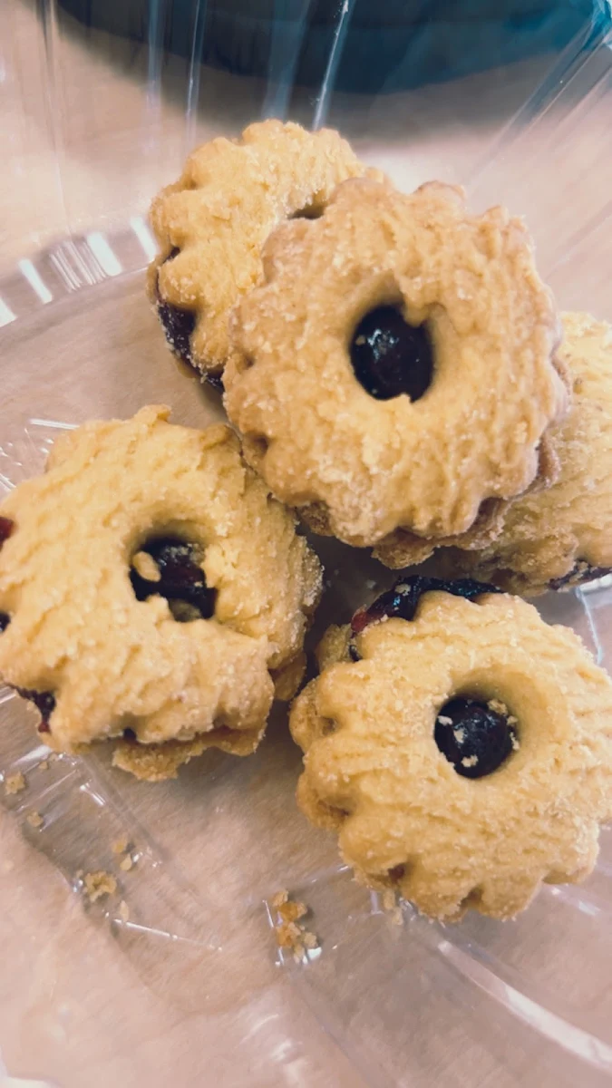 Raspberry Jam Cookies