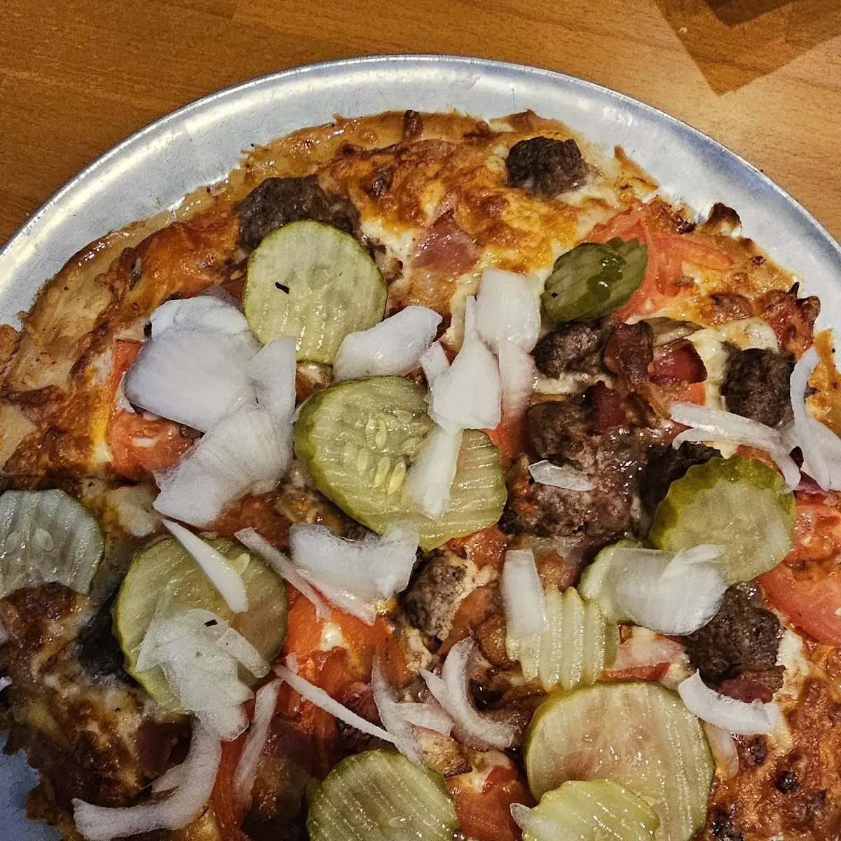 Bacon Cheeseburger Pizza