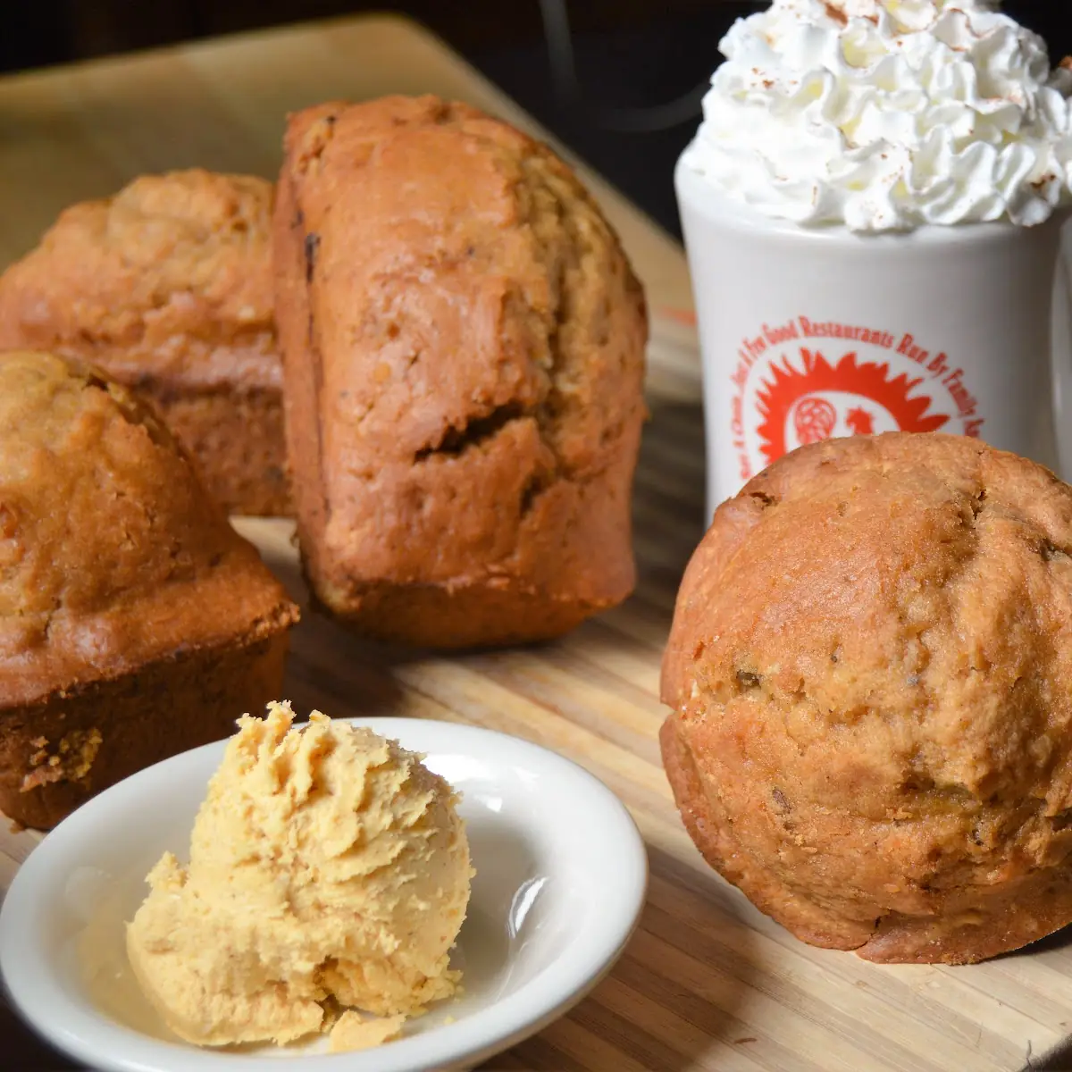 Now Serving Pumpkin Bread and Pumpkin Spice Coffee