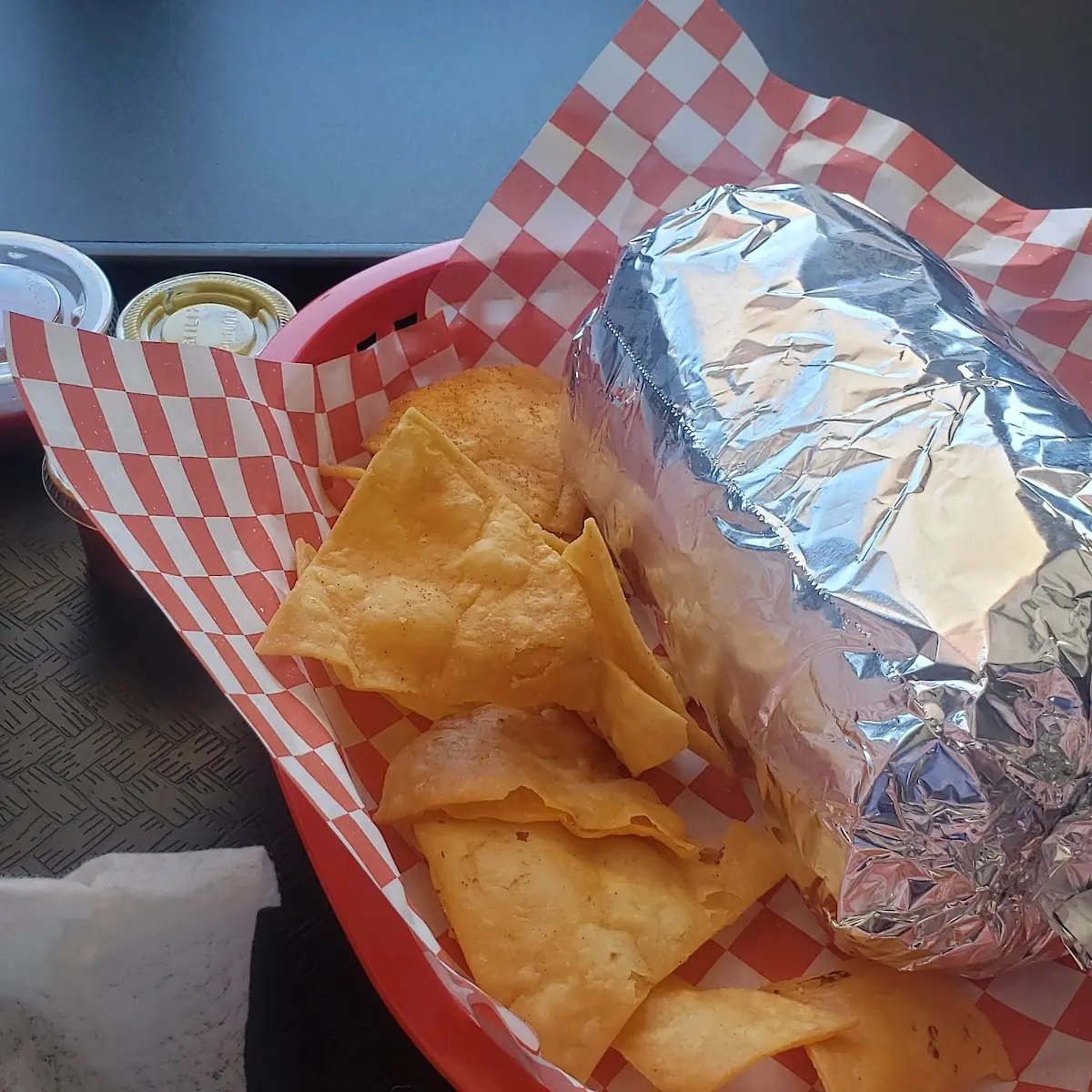 Tinga Chicken Burrito