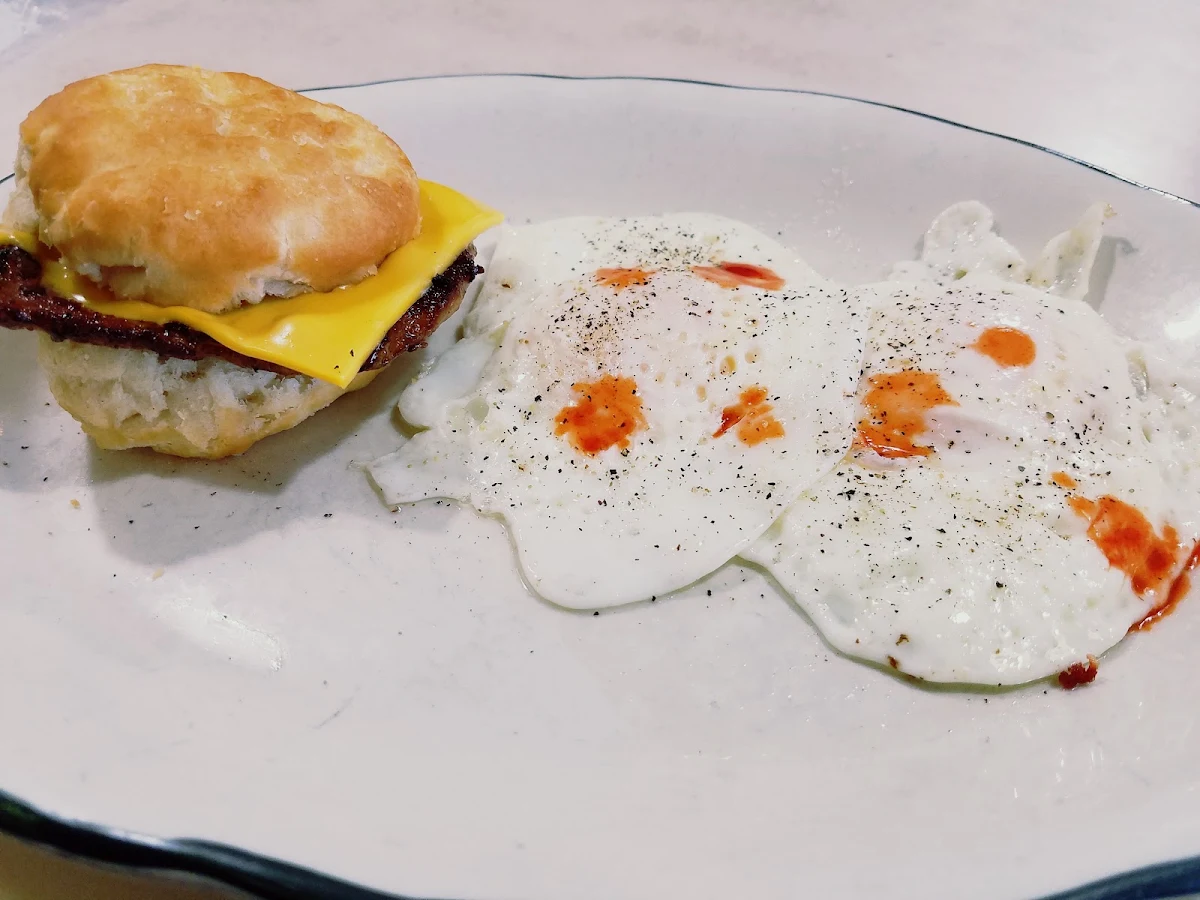 Tenderloin Cheese Biscuit Eggs