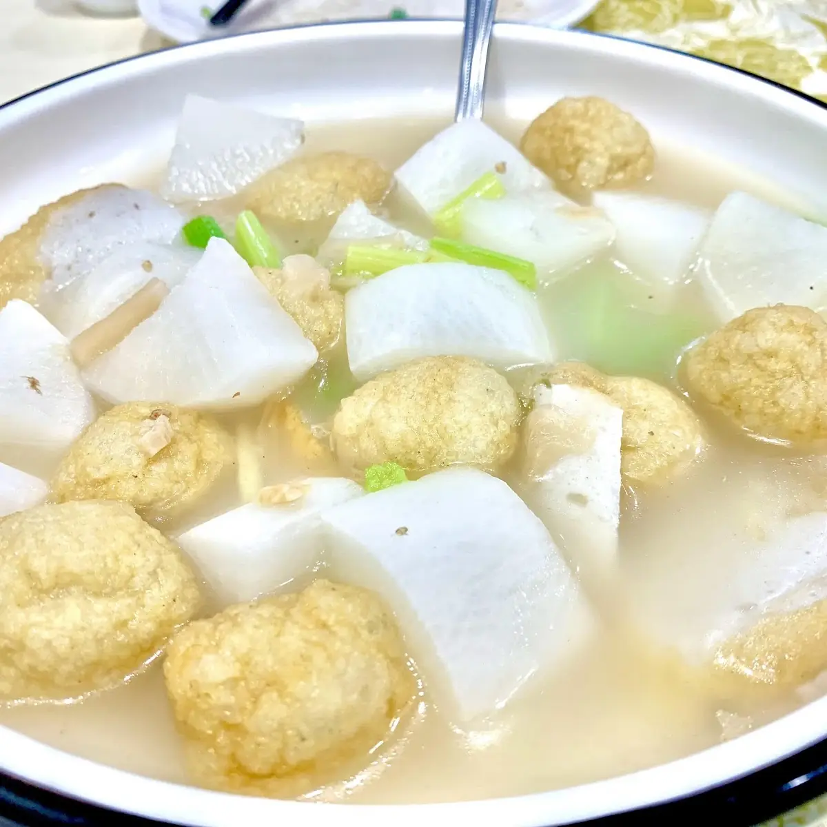 Fish Cakes Fish Egg Soup