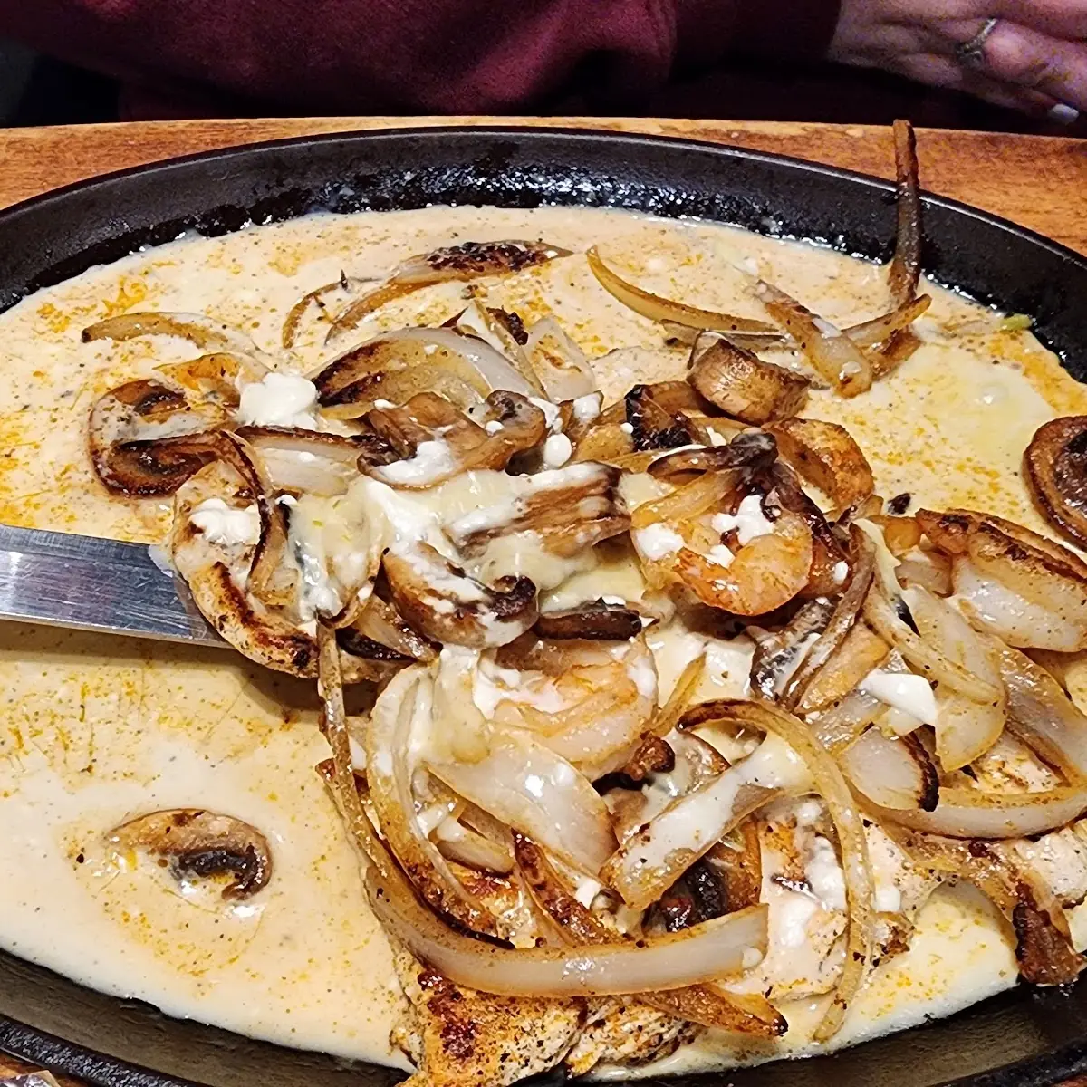 Chicken Shrimp with Mushrooms and Sauces