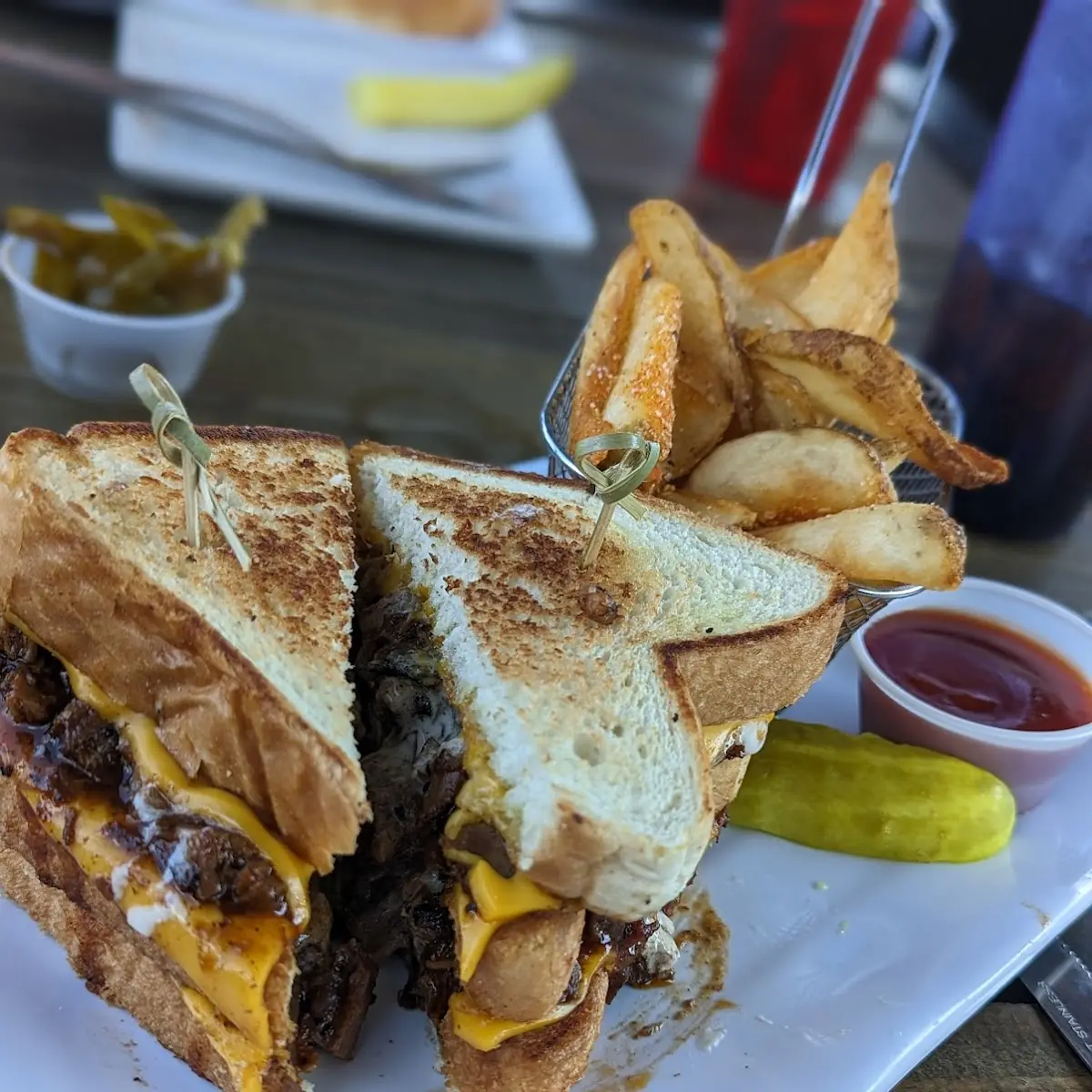Brisket Grilled Cheese