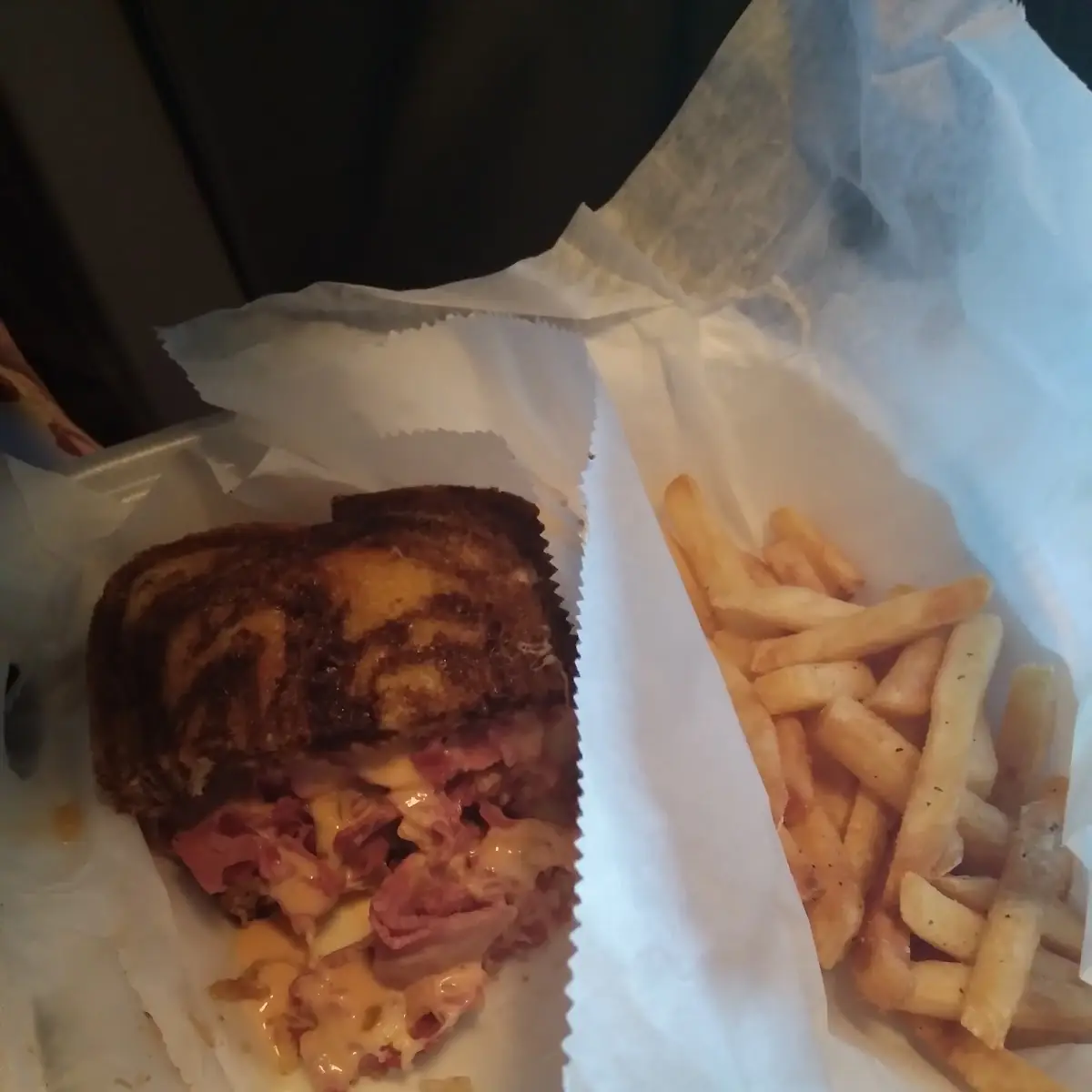 Reuben Sandwich with Fries