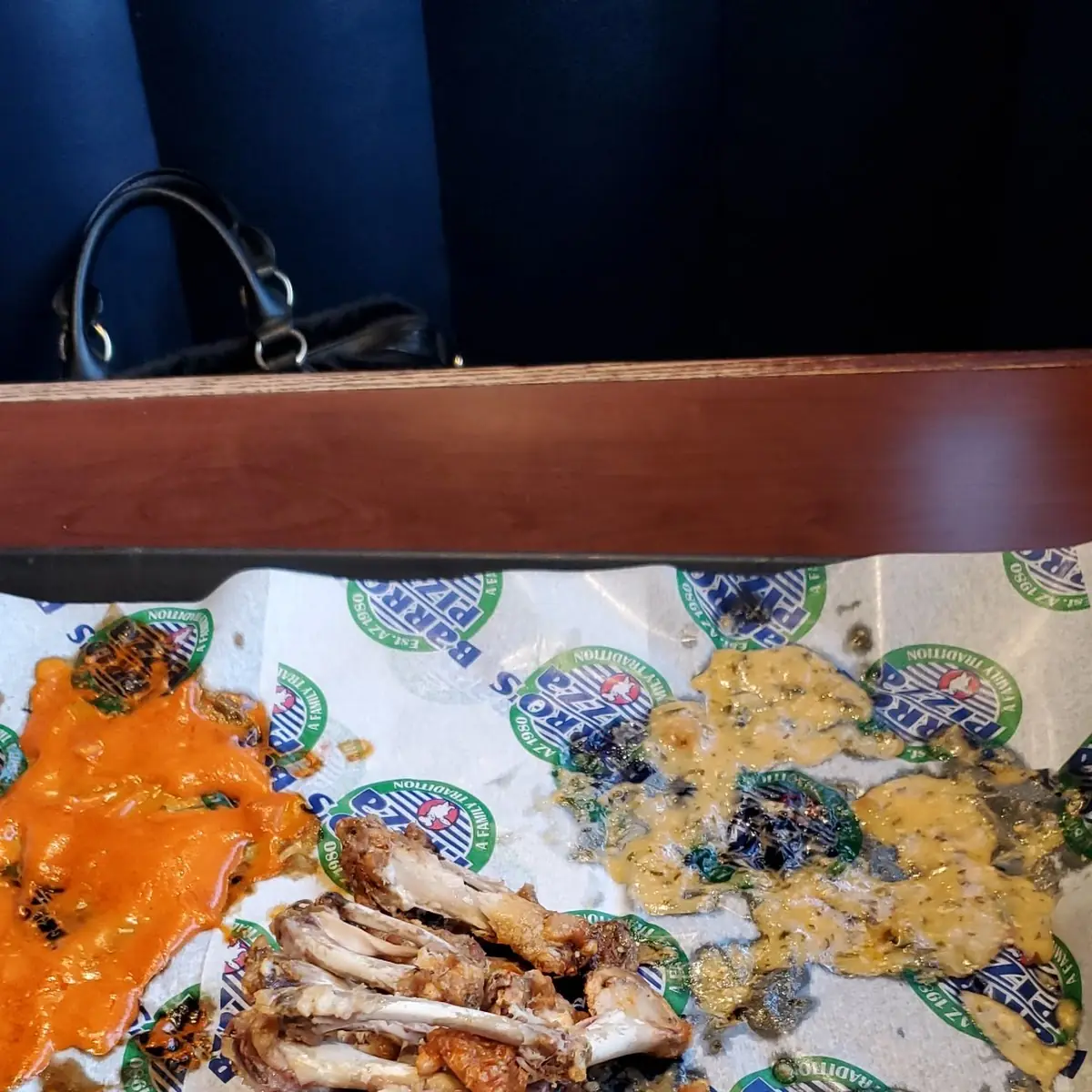 Hot Chicken Wings and Garlic Parmesan Wings