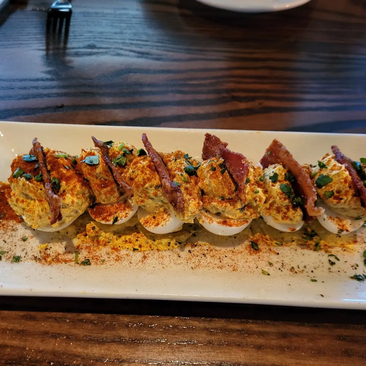 Deviled Eggs Florentine