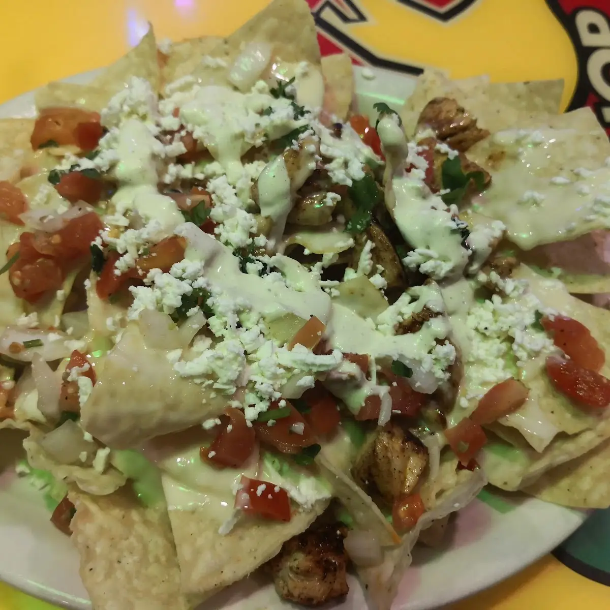 Shredded Chicken Nachos