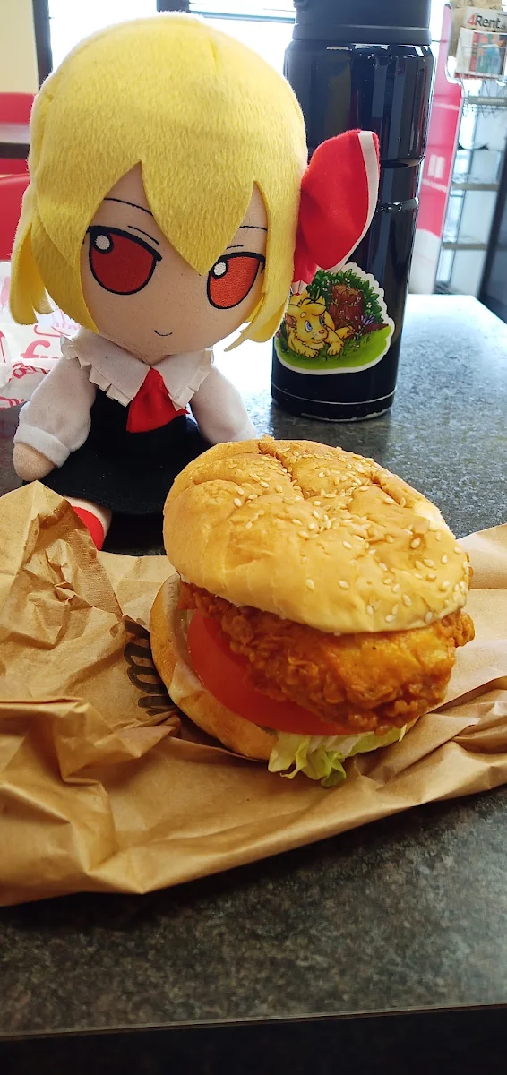 Spicy Chicken Burger, Canadian Pizza& Fritou
