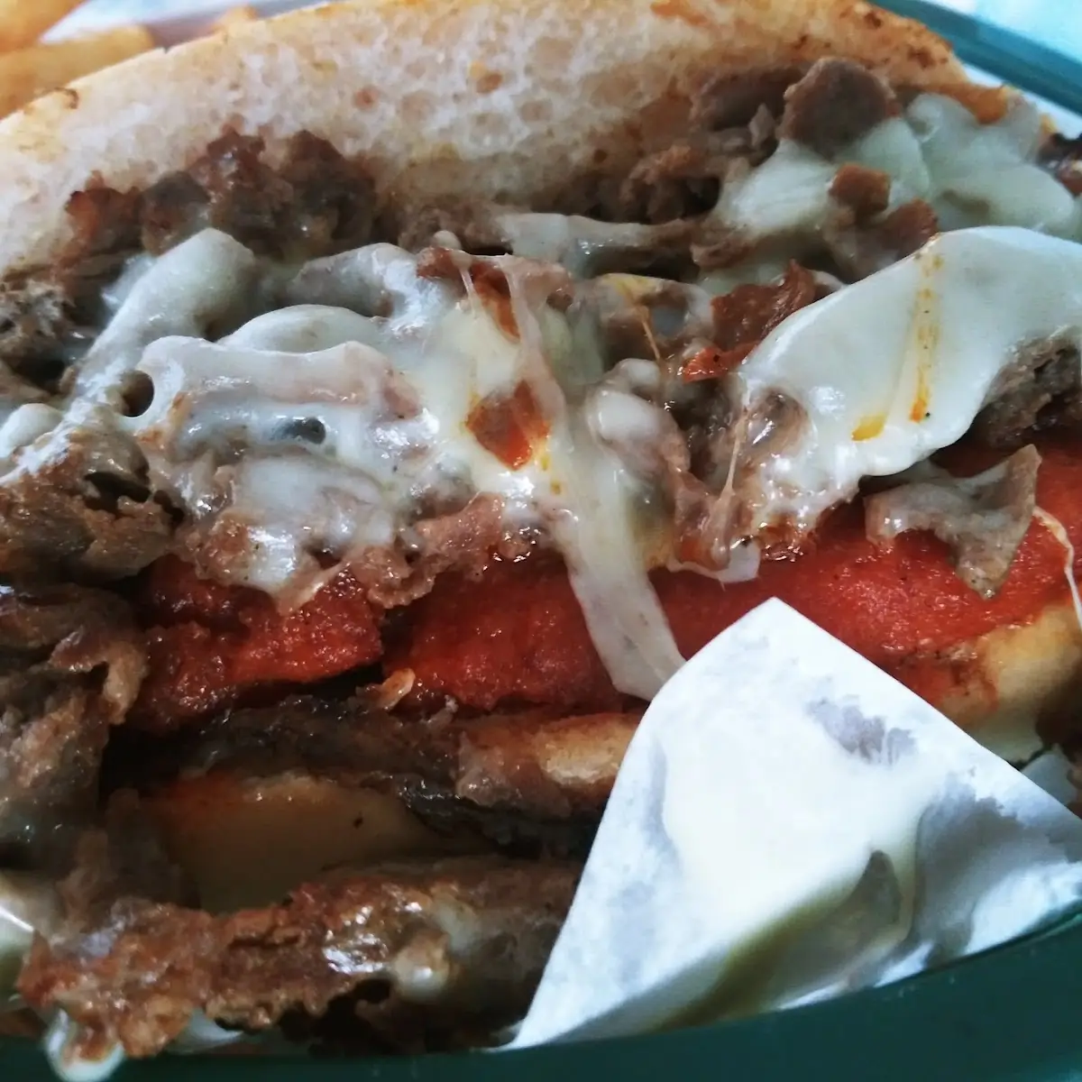 Benwhich Philly and Buffalo Chicken Sub in One