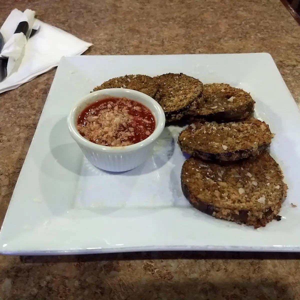 Fried Eggplant Appetizer