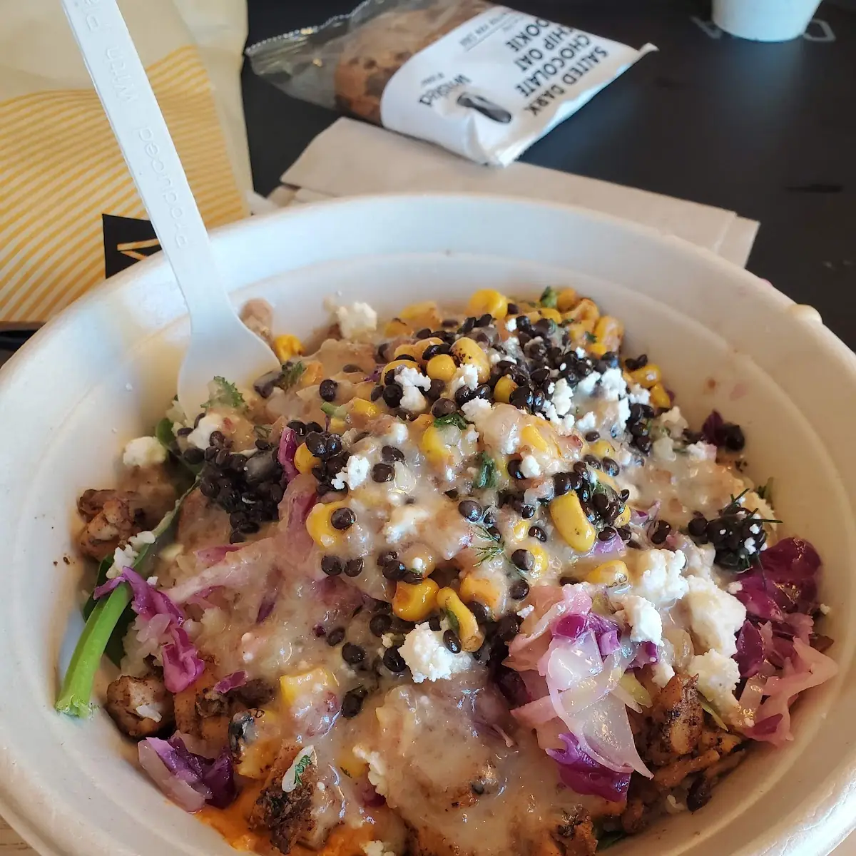 Balsamic Date Chicken Bowl