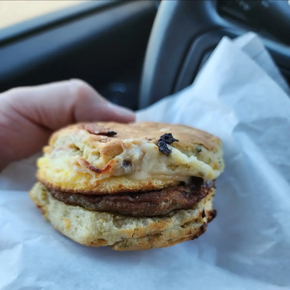 Jalapeno Sausage Biscuit