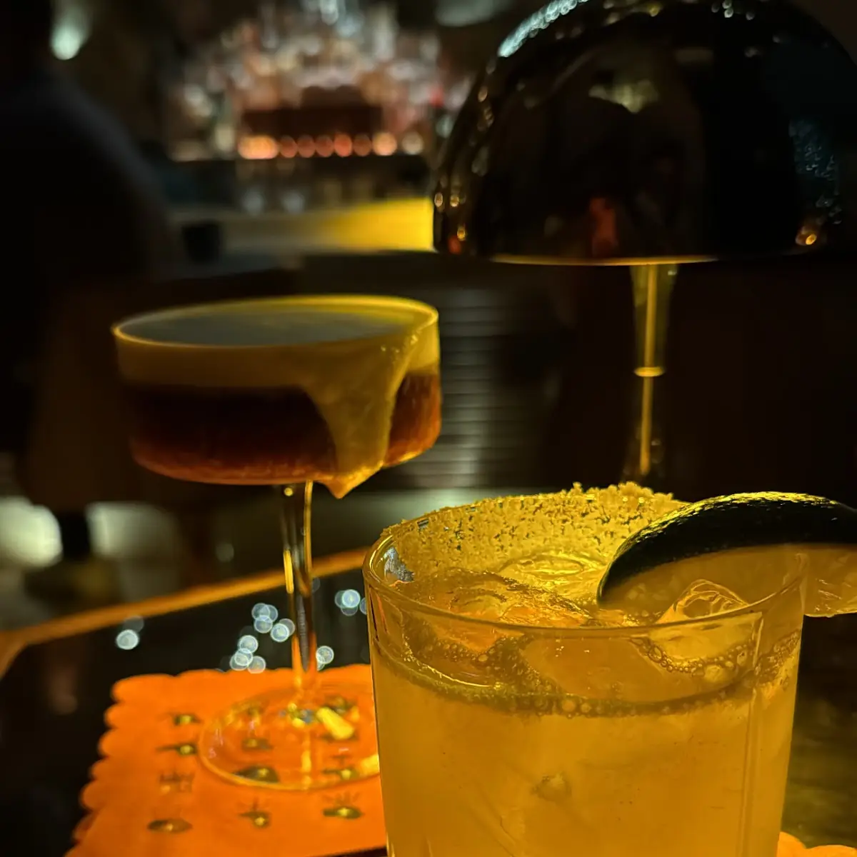 Crafted Cocktails at the Bar