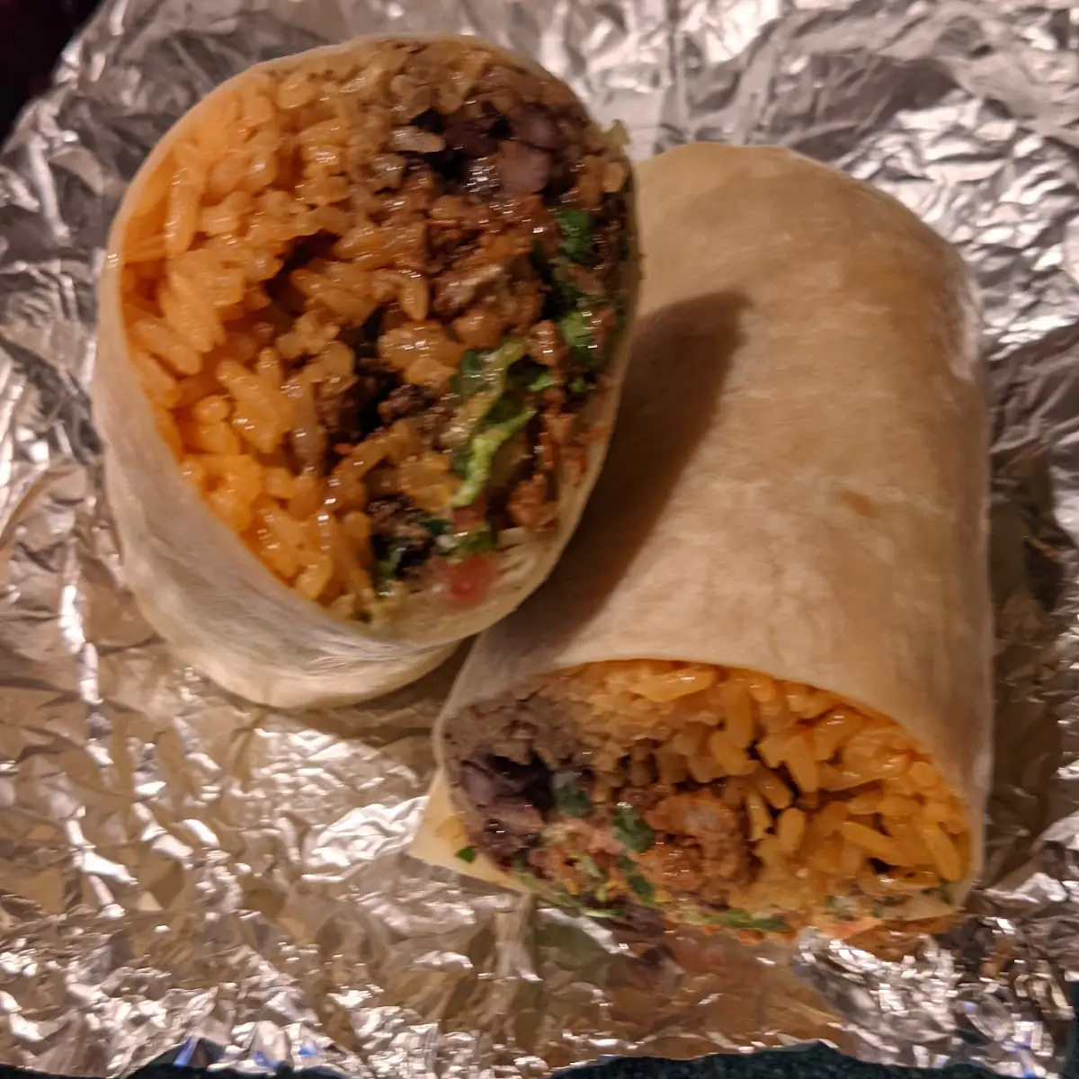 Chicken Al Pastor Burrito