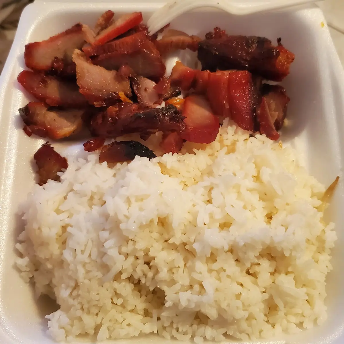 BBQ Pork with White Rice