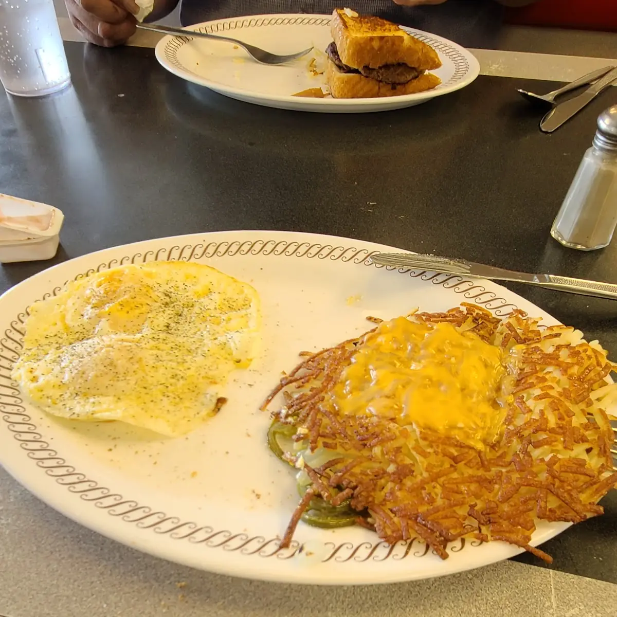 Hash Browns Eggs over Easy