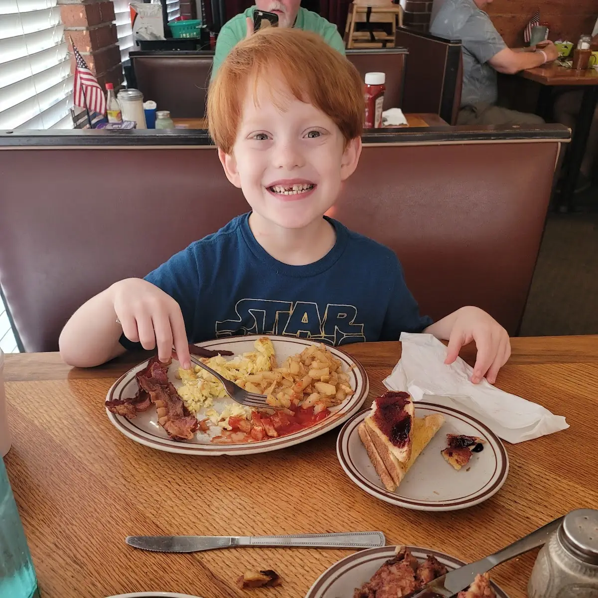 Breakfast Sampler with Bacon