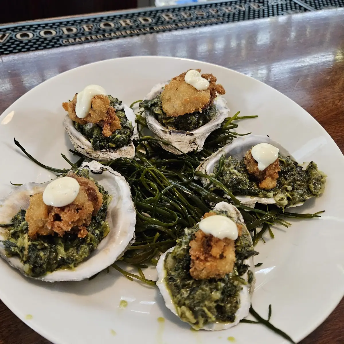 Crispy Oysters Rockefeller