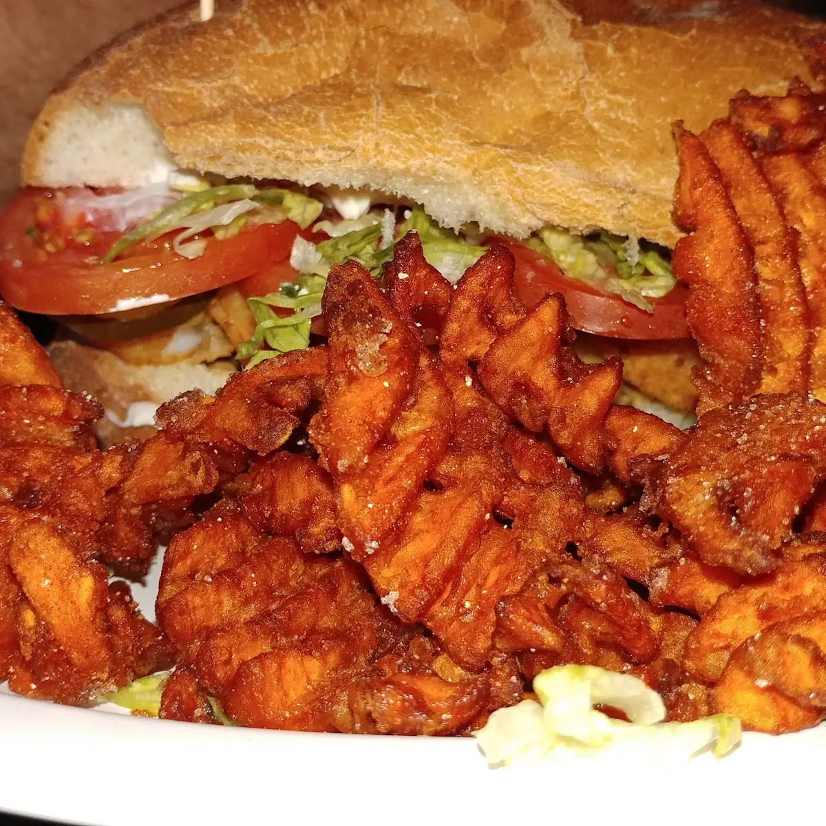 Hamburger Fried Shrimp