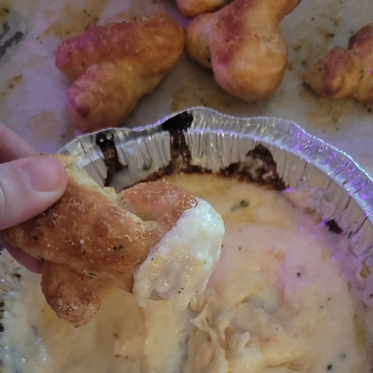 5 Cheese Dip and Knots