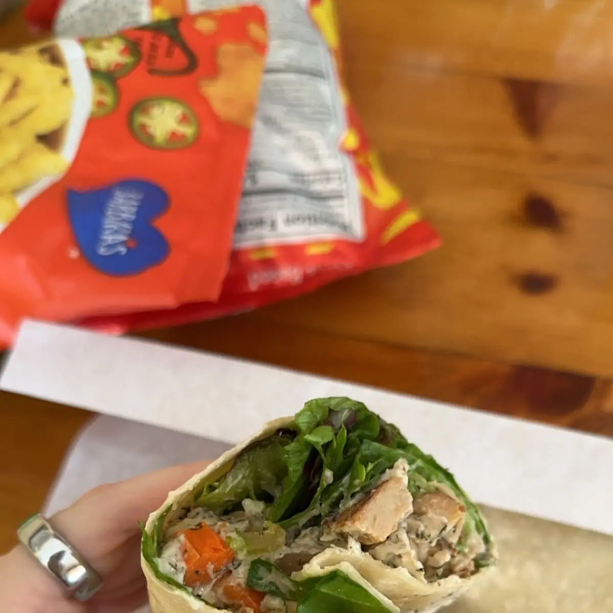 Vegan Chicken Salad Wrap