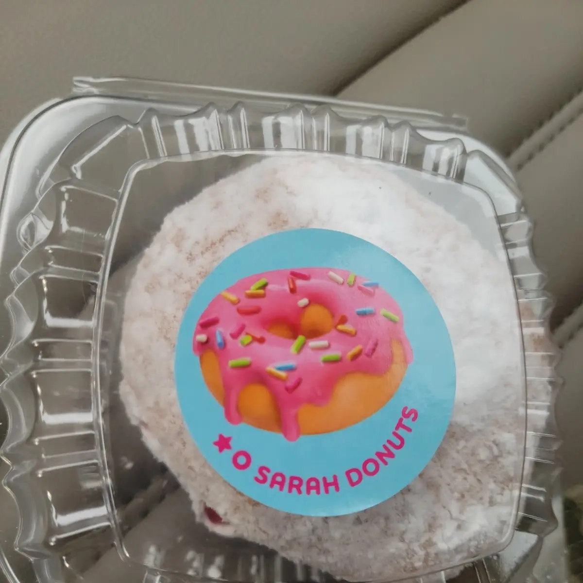 Strawberry Cream Donut