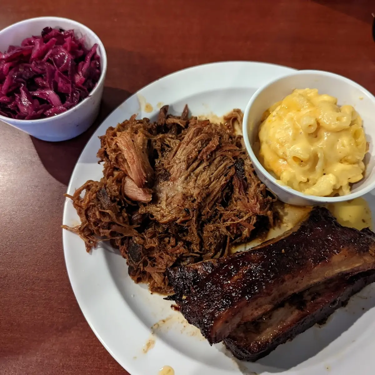 Smoked Beef Brisket with Coleslaw